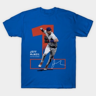 Jeff McNeil New York M Outline T-Shirt